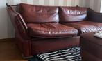 Lederen Kasteelbank - Stijlvol en Comfortabel, Huis en Inrichting, Banken | Bankstellen, Ophalen, Gebruikt, 150 tot 200 cm, Tweepersoons