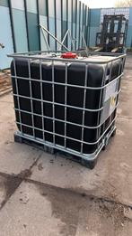 Ibc 1000 liter zwart met kraantje, 150 liter of meer, Ophalen, Zo goed als nieuw, Met kraantje