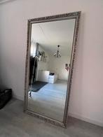 Grote zilver kleurige spiegel., Huis en Inrichting, Woonaccessoires | Spiegels, Ophalen, Zo goed als nieuw, Rechthoekig, 150 tot 200 cm