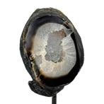 Agaat geode op standaard 22 cm | A13, Verzamelen, Mineralen en Fossielen, Ophalen of Verzenden, Mineraal