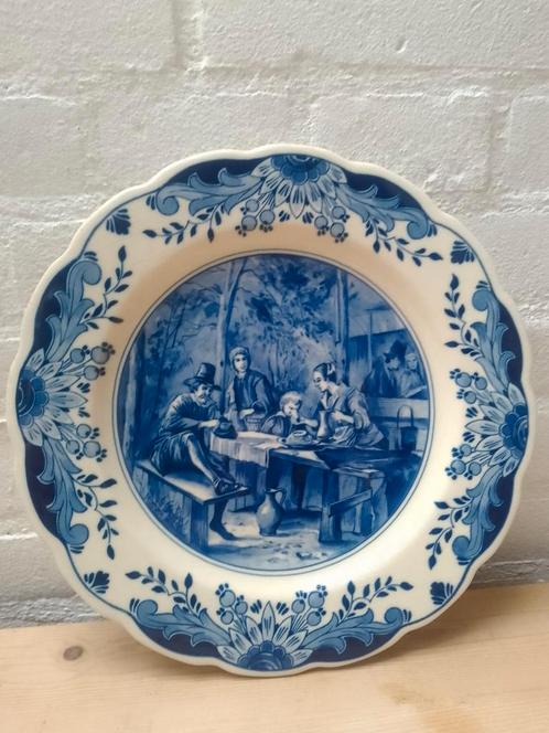 Vintage Delfts blauw wandbord van Regina Holland, Antiek en Kunst, Antiek | Wandborden en Tegels, Ophalen of Verzenden