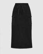 Spijkerrok Else Zwart (44 tm 52) ** NIEUW **, Kleding | Dames, Grote Maten, Verzenden, Nieuw, Zwart, Rok