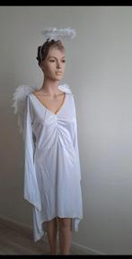 Engelenpak maat M, carnavalskleding, Kinderen en Baby's, Ophalen of Verzenden, Zo goed als nieuw, 104 of kleiner, Meisje