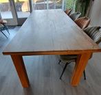 Grote massief houten eettafel 300x110, Huis en Inrichting, Tafels | Eettafels, Ophalen, 200 cm of meer, Zo goed als nieuw, Vijf personen of meer