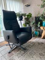 Prachtige lederen relaxstoel, Ophalen of Verzenden, Zo goed als nieuw, Leer, 50 tot 75 cm