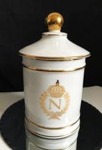 Porselein Napoleon Empire pot met deksel ✨😎💎🎁👌, Ophalen of Verzenden