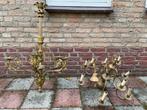 Twee bronzen koperen kroonluchters, Antiek en Kunst, Ophalen