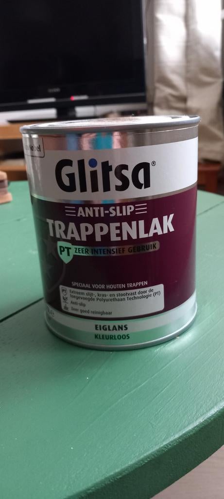 Trappenlak, Glitsa antislip, Wit, Nieuw, Ophalen of Verzenden, Lak