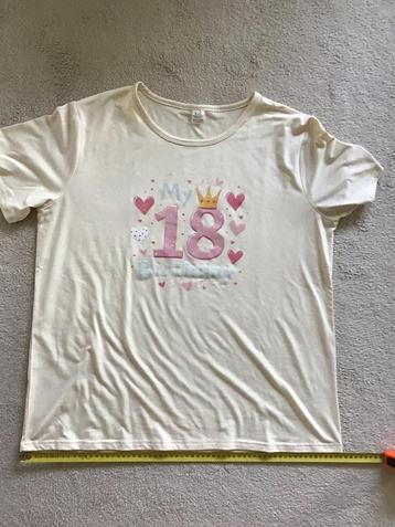 Shirts voor 18e verjaardag beschikbaar voor biedingen