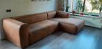 lounge bank kleur cognac  gratis ophalen in Apeldoorn, Huis en Inrichting, Ophalen, Gebruikt