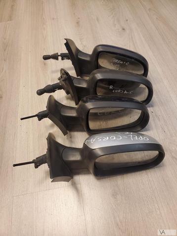 Spiegel rechts Opel Corsa C 2000 - 2006 handmatig PASSAGIER beschikbaar voor biedingen