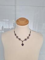 Collier en Oorhangers set, Overige materialen, Ophalen of Verzenden, Zilver, Verstelbaar