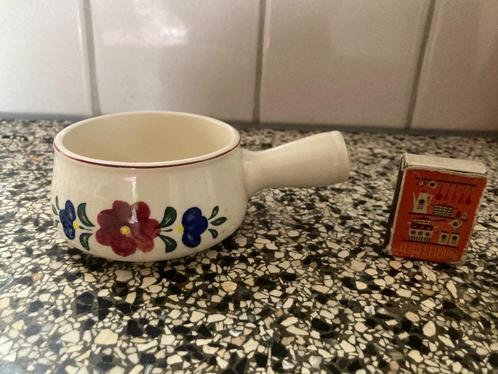 Boerenbont keramiek casserole steel kom klein wit kommetje, Huis en Inrichting, Keuken | Servies, Zo goed als nieuw, Boerenbont