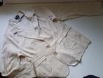 MYRNA pracht wit met ecru jasje blazer, maat XXL - 42 44, Myrna, Beige, Maat 42/44 (L), Ophalen of Verzenden