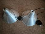 2 Ikea hanglampen model Foto industrieel aluminium, Huis en Inrichting, Lampen | Hanglampen, Ophalen, Zo goed als nieuw, Metaal