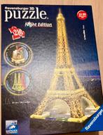 Ravensburger 3D Puzzel Eiffeltoren Night Edition, Ophalen of Verzenden, Minder dan 500 stukjes, Zo goed als nieuw, Rubik's of 3D-puzzel