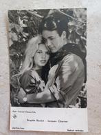 Ansichtkaart Brigitte Bardot & Jacques Charrier, Verzamelen, 1940 tot 1960, Ongelopen, Ophalen of Verzenden, Sterren en Beroemdheden