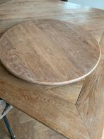 Grote ronde draaischijf, Ophalen, Gebruikt, Rond, Eikenhout