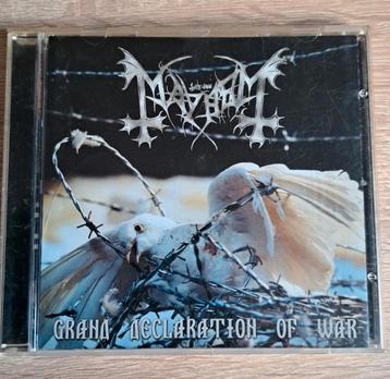 Mayhem - Grand Declaration Of War - Black Metal - Avantgarde beschikbaar voor biedingen