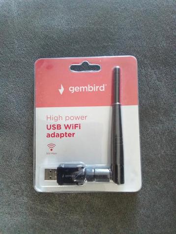 Gembird High Power USB Wifi adapter 300 Mbps WNP-UA300P-01 beschikbaar voor biedingen