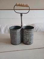 Dubbel bakje met handgreep, Ophalen of Verzenden