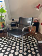 Buisframe stoel, Huis en Inrichting, Stoelen, Ophalen, Gebruikt, Zwart, Leer