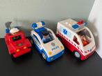 Lego Duplo politieauto, ambulance en brandweerauto, Kinderen en Baby's, Speelgoed | Duplo en Lego, Ophalen of Verzenden, Zo goed als nieuw