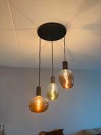 Eetkamerlamp met glazen bollen, Huis en Inrichting, Lampen | Hanglampen, Ophalen, Zo goed als nieuw, Glas, Minder dan 50 cm