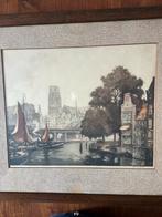 Gravure Alfred van Niste Rotterdam, Ophalen of Verzenden