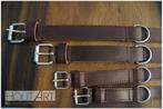 Honden halsband - hondenriem van leer! LUXE, Info@hout-art.nl, Nieuw, Ophalen of Verzenden, Hoeves 3 in Schijndel