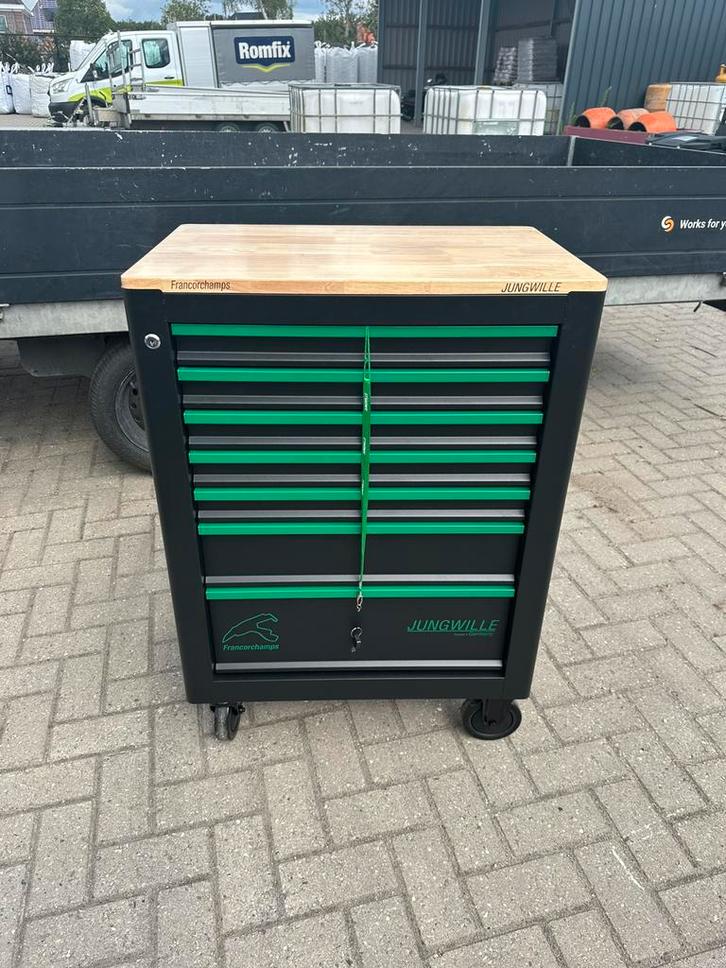 Nieuw! JUNGWILLE GEREEDSCHAPSWAGEN, Doe-het-zelf en Verbouw, Gereedschapskisten, Ophalen