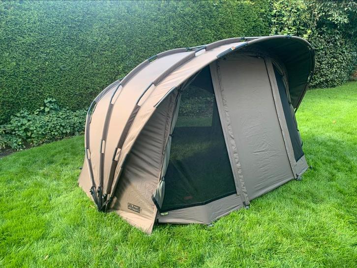 Fox Retreat + 1 man bivvy compleet als nieuw karper vissen, Watersport en Boten, Hengelsport | Karpervissen, Zo goed als nieuw