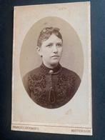 cdv carte de visite dame Rotterdam Francois Hermans, Verzamelen, Verzenden, Foto, Zo goed als nieuw, Voor 1940