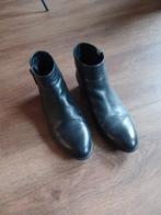 Zwart leren dameslaarsjes, Ophalen of Verzenden, Gedragen, Zwart