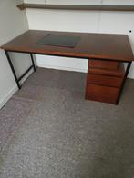 Bureau met ladekast - Vintage look, Ophalen of Verzenden, Gebruikt, Bureau
