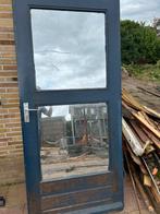 Gratis Hard houten voordeur 92,5 x 201,5, Doe-het-zelf en Verbouw, Ophalen, 80 tot 100 cm, 200 tot 215 cm, Buitendeur