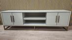 tv dressoir model White bone van Richmond Interiors *SALE*, Ophalen, Eikenhout, Richmond Interiors model Whitebone brass, Nieuw
