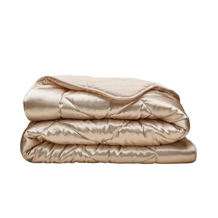 Beautybed champagne 140/200, Huis en Inrichting, Slaapkamer | Beddengoed, Nieuw, Deken of Dekbed, Tweepersoons, Beige, Ophalen of Verzenden