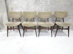 Louis van Teeffelen set  4 vintage stoelen eetkamerstoelen, Verzamelen, Retro, Ophalen of Verzenden
