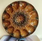 Sarreguemines XL vintage oesterschaal voor 12 oesters, Huis en Inrichting, Keuken | Servies, Ophalen of Verzenden, Zo goed als nieuw