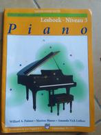 Piano lesboek Niveau 3 Alfred's Basic, Overige genres, Les of Cursus, Ophalen of Verzenden, Zo goed als nieuw