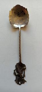 Javaanse suikerschep, theelepel,  12 cm. Verzilverd., Verzenden