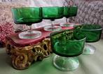 Luminarc glazen 5x bekende groen champagne coupe Miekje, ., Overige typen, Ophalen of Verzenden, Zo goed als nieuw