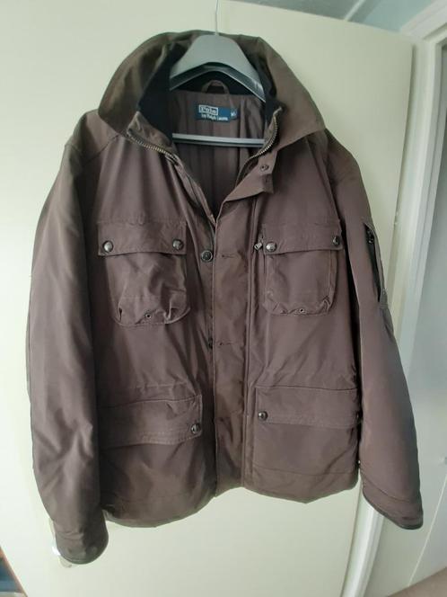 Heren winterjas Polo by Ralph Lauren maat XL, Kleding | Heren, Jassen | Winter, Gedragen, Maat 56/58 (XL), Bruin, Ophalen of Verzenden