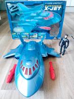 Mooie zeldzame elektronische X-men X-jet met licht en geluid, Ophalen of Verzenden, Gebruikt