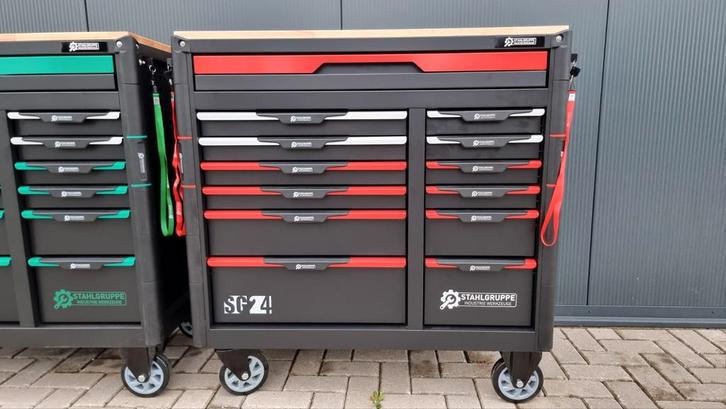 stahlgruppe gereedschapwagen Vol gereedschap, Doe-het-zelf en Verbouw, Gereedschapskisten, Nieuw, Gevuld, Ophalen of Verzenden
