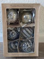 Set zilveren en glazen kerstballen, Diversen, Ophalen of Verzenden