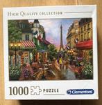 Clementoni puzzel 1000 stukjes Flowers in Paris, Ophalen of Verzenden, 500 t/m 1500 stukjes, Zo goed als nieuw, Legpuzzel