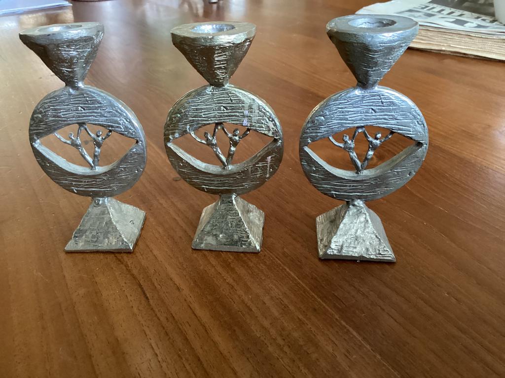 Corrie Ammerlaan kandelaars (3x)., Antiek en Kunst, Kunst | Designobjecten, Ophalen of Verzenden