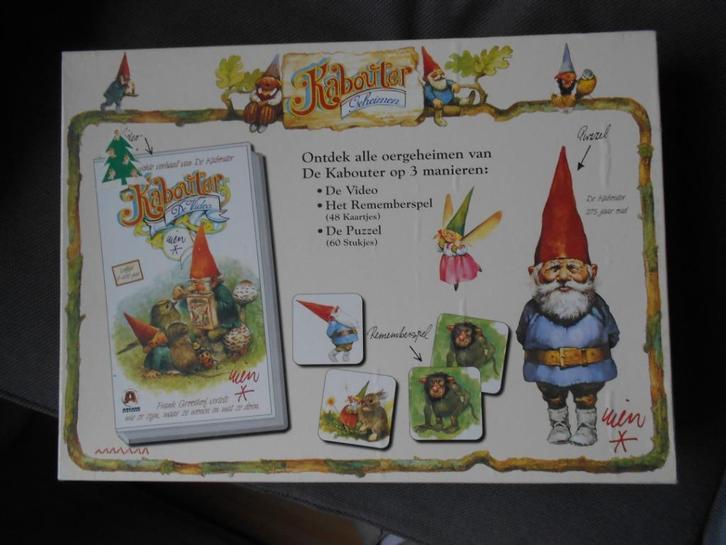 Kabouter geheimen Rien Poortvliet 1997 + kabouter kwartet, Verzamelen, Speelgoed, Gebruikt, Ophalen